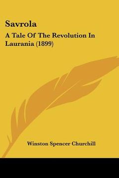 portada savrola: a tale of the revolution in laurania (1899)