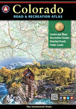 portada Colorado Road & Recreation Atlas 7th Edition: Pacific Crest Trail (Benchmark Atlas) 
