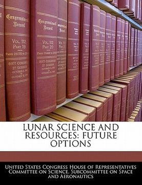 portada lunar science and resources: future options (en Inglés)