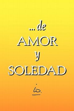 portada De Amor y Soledad (in Spanish)