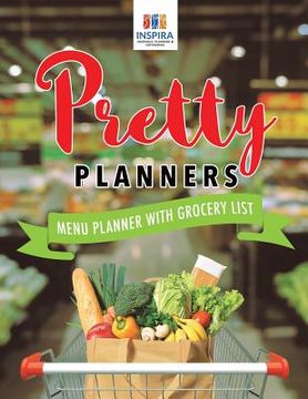 portada Pretty Planners Menu Planner with Grocery List (en Inglés)