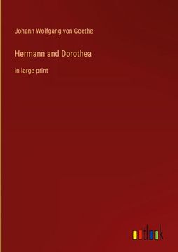 portada Hermann and Dorothea: in large print (en Inglés)