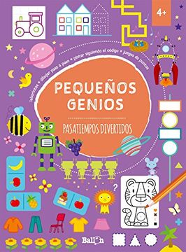 portada Pequeños Genios - Pasatiempos Divertidos +4 (in Spanish)