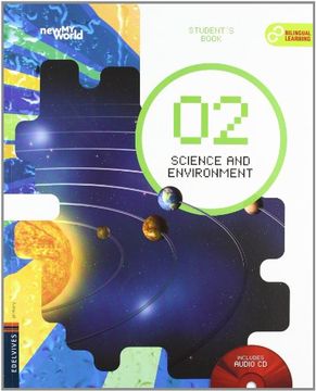 portada NEW MY WORLD, SCIENCE AND ENVIRONMENT, 2 EDUCACIÓN PRIMARIA (en Inglés)