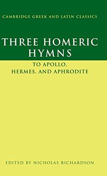 portada Three Homeric Hymns Hardback (Cambridge Greek and Latin Classics) 