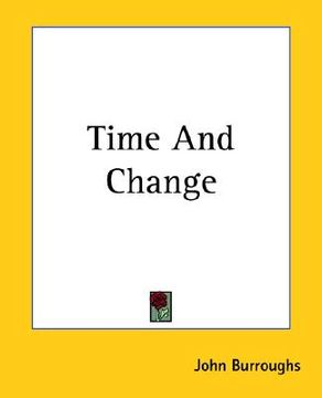 portada time and change (en Inglés)