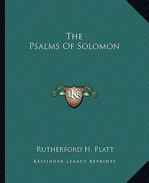 portada the psalms of solomon (en Inglés)