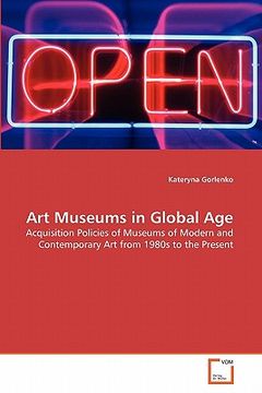 portada art museums in global age (en Inglés)