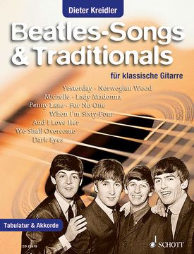 portada Beatles-Songs & Traditionals: Für Klassische Gitarre. Gitarre. Songbook.