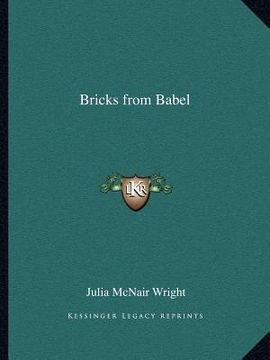 portada bricks from babel (in English)