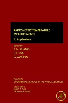 portada Radiometric Temperature Measurements, Volume 43: Ii. Applications (Experimental Methods in the Physical Sciences) (in English)