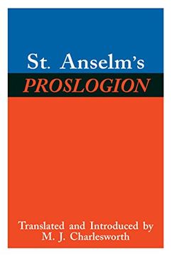 portada St. Anselm's Proslogion, With a Reply on Behalf of the Fool by Gaunilo and the Author's Reply to Gaunilo 