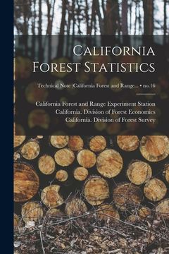portada California Forest Statistics; no.16 (in English)
