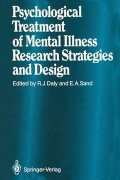 portada psychological treatment of mental illness: research strategies and design (in English)