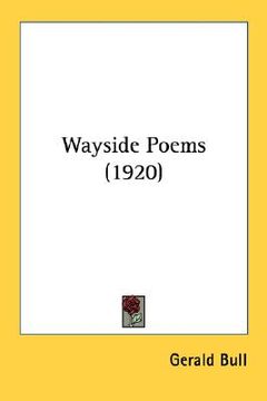 portada wayside poems (1920) (en Inglés)