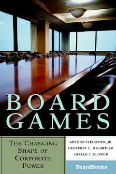 portada board games: the changing shape of corporate power (en Inglés)
