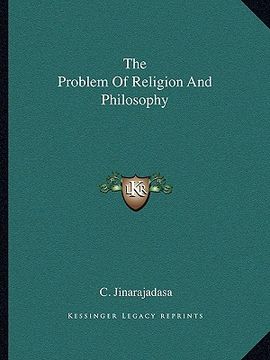 portada the problem of religion and philosophy (en Inglés)