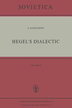 portada Hegel's Dialectic: Translated from the German by Peter Kirschemann (en Inglés)