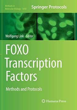 portada Foxo Transcription Factors: Methods and Protocols (in English)