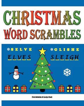 portada christmas word scrambles (in English)