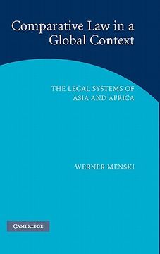 portada Comparative law in a Global Context: The Legal Systems of Asia and Africa (en Inglés)