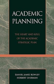 portada academic planning: the heart and soul of the academic strategic plan (en Inglés)