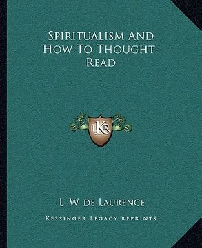 portada spiritualism and how to thought-read (in English)