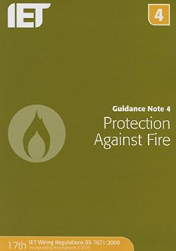 portada Guidance Note 4: Protection Against Fire (Electrical Regulations) (en Inglés)