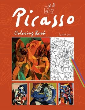 portada Picasso Coloring Book: Coloring Book with the most famous Pablo Picasso paintings (en Inglés)