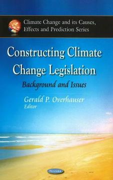 portada constructing climate change legislation: background and issues (en Inglés)