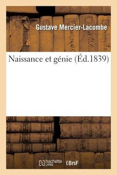 portada Naissance Et Génie (en Francés)