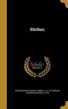 portada Stichus; (in Latin)