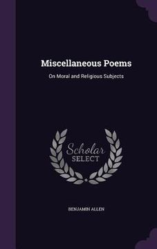 portada Miscellaneous Poems: On Moral and Religious Subjects (in English)