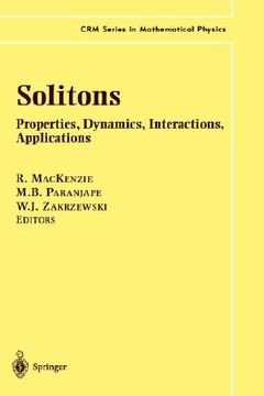portada solitons: properties, dynamics, interactions, applications (en Inglés)