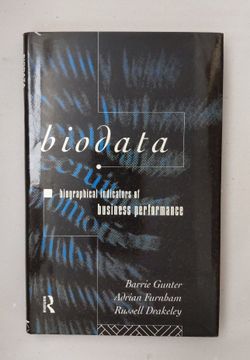 portada Biodata (Routledge Revivals): Biographical Indicators of Business Performance (en Inglés)