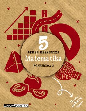 portada Matematika 5. Koadernoa 3. (en Basque)