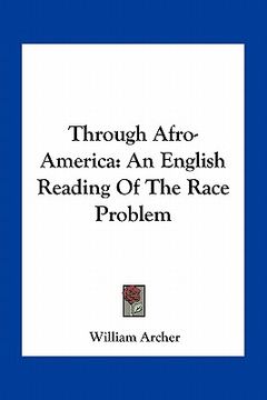 portada through afro-america: an english reading of the race problem (en Inglés)