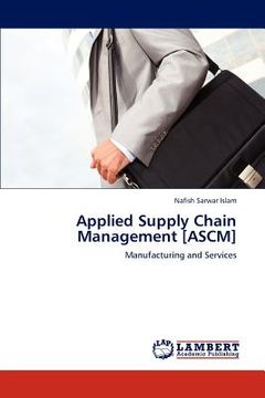 portada applied supply chain management [ascm] (en Inglés)