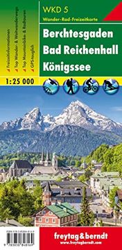 portada Freytag Berndt Wanderkarten, Berchtesgaden, bad Reichenhall, Königssee: Wander-, Rad- und Schitourenkarte mit Gps-Daten und Touristischen Informationen