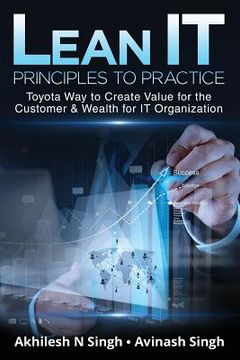 portada Lean It - Principles to Practice: Toyota Way to Create Value for the Customer & Wealth for It Organization (en Inglés)
