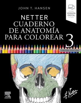 portada Netter. Cuaderno de Anatomia Para Colorear (3ª Ed. )