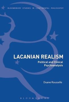 portada Lacanian Realism: Political and Clinical Psychoanalysis (Bloomsbury Studies in Continental Philosophy)
