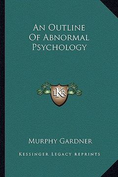 portada an outline of abnormal psychology