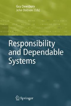portada responsibility and dependable systems (in English)