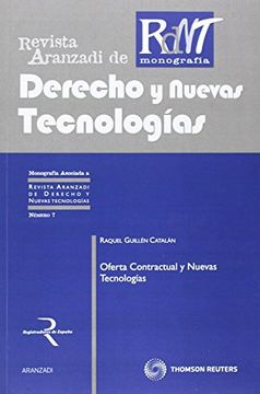 portada Oferta Contractual Y Nuevas Tecnologías (monografía - Revista Nuevas Tecnologías) (in Spanish)
