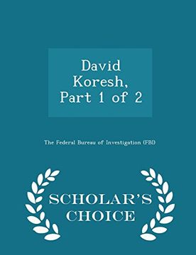 portada David Koresh, Part 1 of 2 - Scholar's Choice Edition