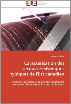 portada Caracterisation Des Secousses Sismiques Typiques de L'Est Canadien
