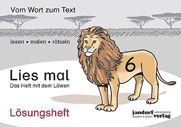 portada Lies mal 6 - das Heft mit dem Löwen: Lösungsheft (en Alemán)