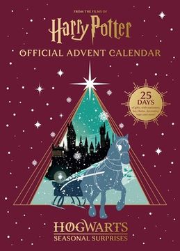 portada Harry Potter Official Advent Calendar Hogwarts Seasonal Surprises: 25 Days of Gifts, With Stationery, key Chains, Washi Tapes and More! (Insight ed) (en Inglés)