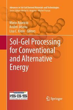 portada Sol-Gel Processing for Conventional and Alternative Energy (en Inglés)
